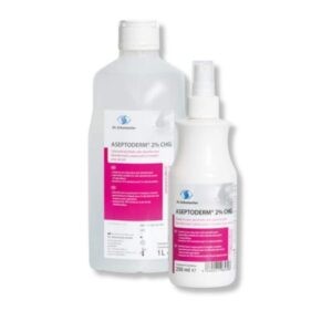Aseptoderm 2% CHG Αντισηπτικό Δέρματος 250ml, 1L, Ozel Beauty Pro