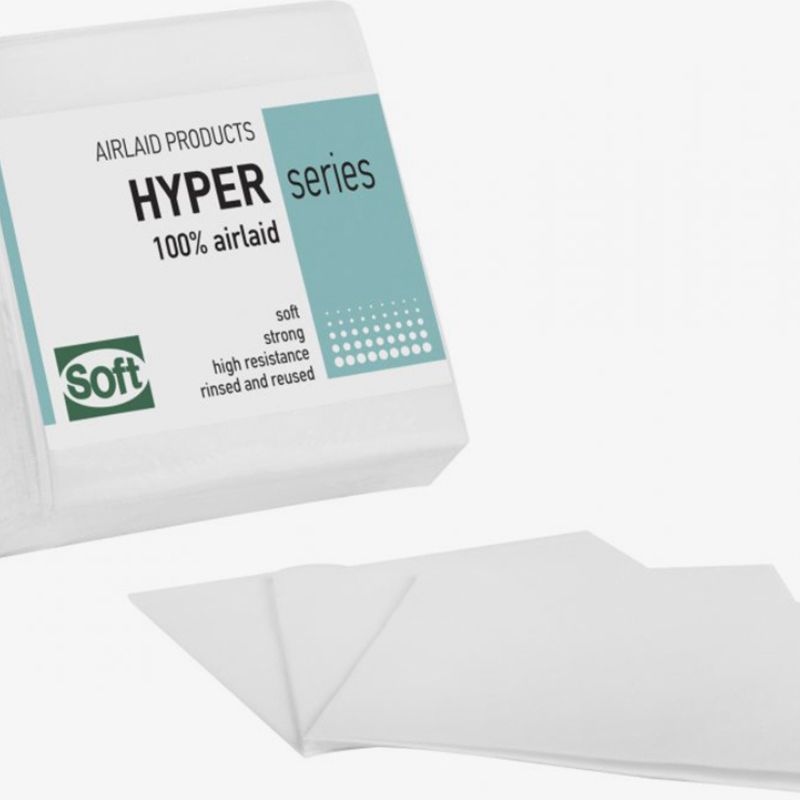 Air Laid Hyper 50DS 40x70cm Χειροπετσέτα/Πεντικιούρ 50 τμχ