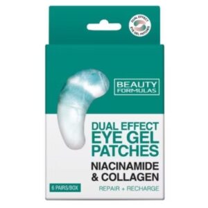 Beauty Formulas Gel Eye Patches Double Effect Niacinamide Collagen