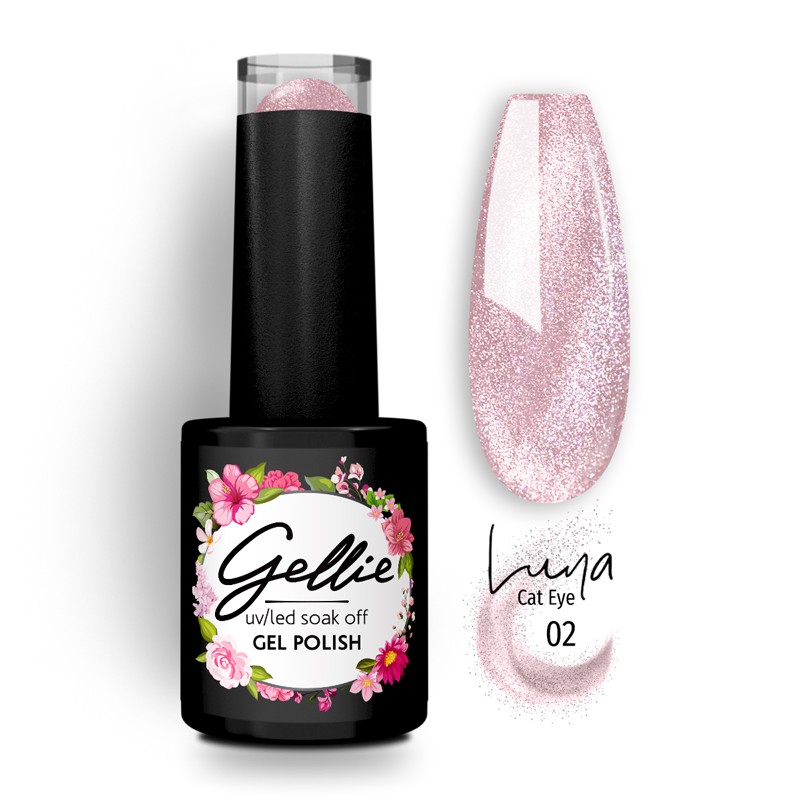 Ημιμόνιμο Βερνίκι Gellie Luna Cat Eye 02