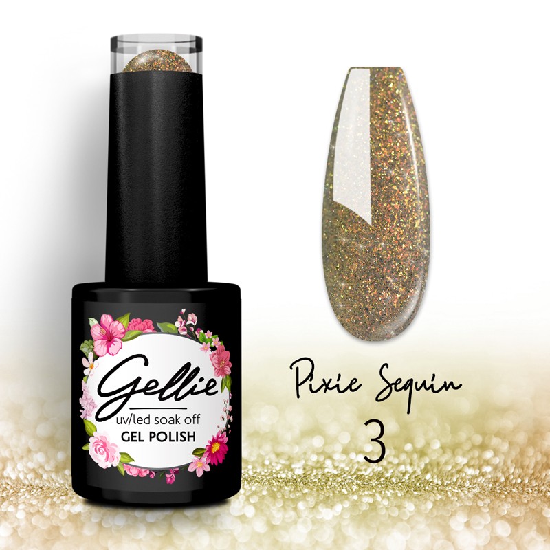 Ημιμόνιμο Βερνίκι Gellie Pixie Sequin 03
