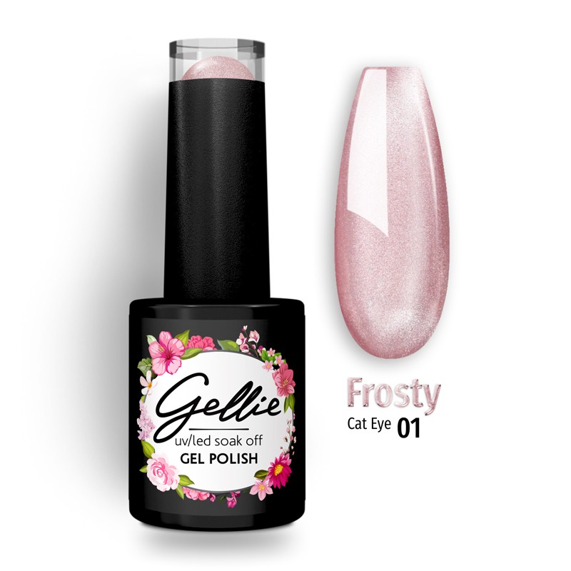 Ημιμόνιμο Βερνίκι Frosty Cat Eye 01 Gellie