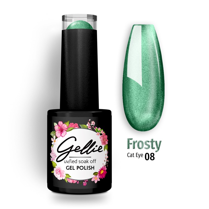 Ημιμόνιμο Βερνίκι - Frosty Cat Eye 08 Gellie