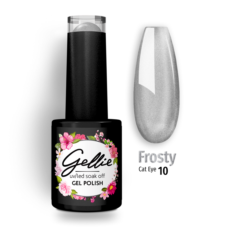 Ημιμόνιμο Βερνίκι Gellie Frosty Cat Eye 10