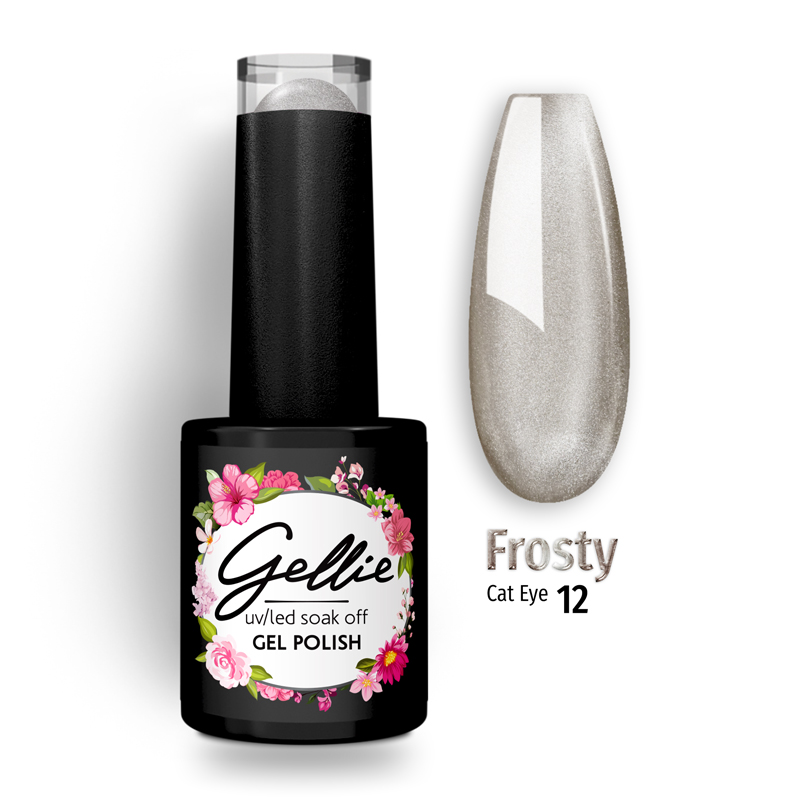 Ημιμόνιμο Βερνίκι Gellie Frosty Cat Eye 12