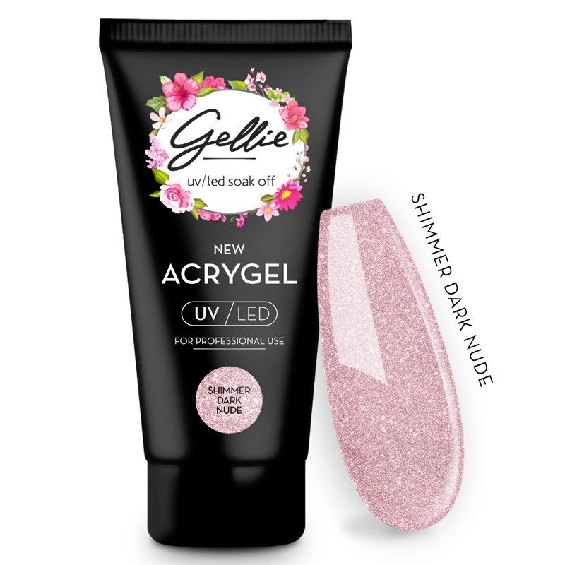 Acrygel Shimmer Dark Nude 60ml Gellie