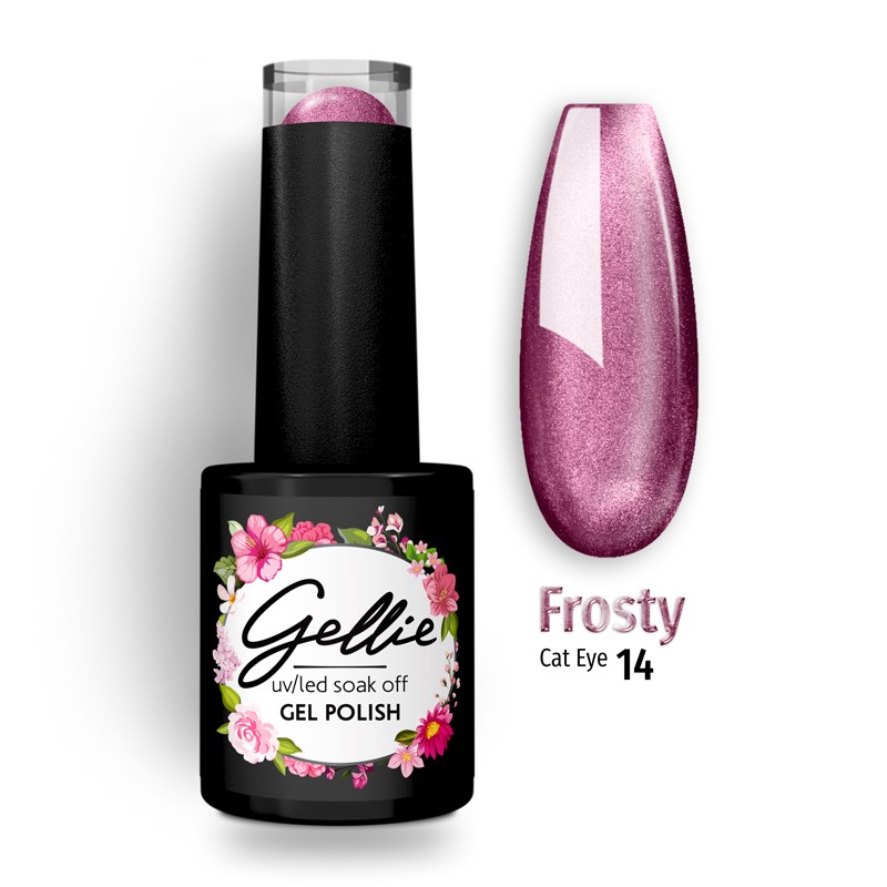 Ημιμόνιμο Βερνίκι Gellie Frosty Cat Eye 14