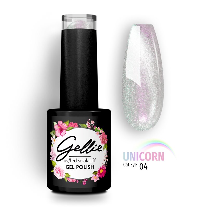 Ημιμόνιμο Βερνίκι Unicorn Cat Eye 04 Gellie