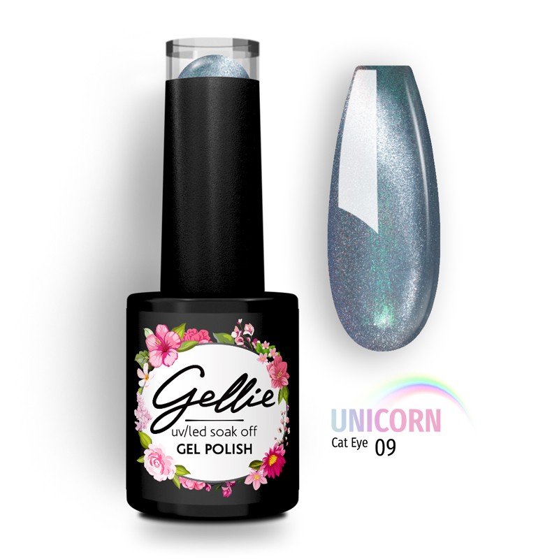 Ημιμόνιμο Βερνίκι Unicorn Cat Eye 09 Gellie