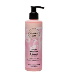 Body Lotion Pink Shimmer - Macadamia & Almond 250ml Naughty Dogs