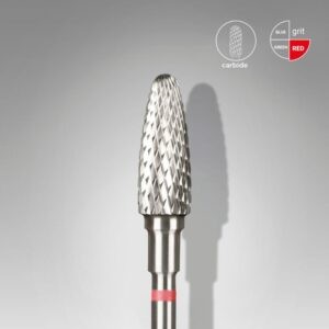 Φρέζα Καβριδίου Διαμόρφωσης - Corn κόκκινη 5mm/13mm Staleks, Ozel Beauty Pro