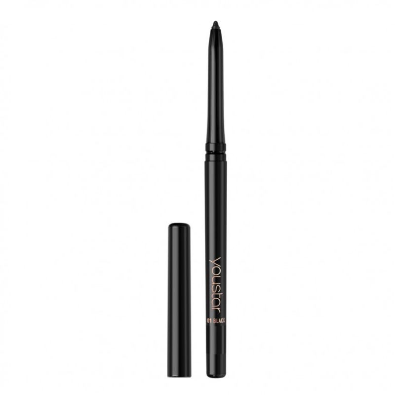 01 Black Eyeliner & Kajal Pencil (Soft Formula)