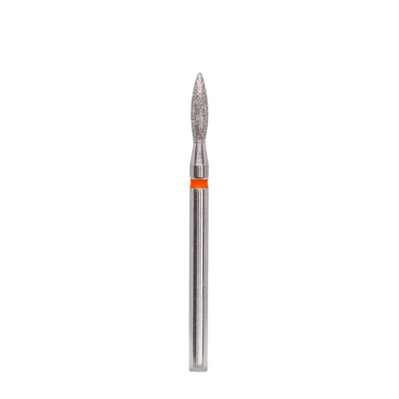 Διαμαντόφρεζα Φλόγα Κόκκινος Κρίκος 2,1mm 8mm- Kmiz, Ozel Beauty Pro