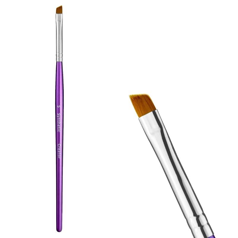 Πινέλο Φρυδιών/Eyeliner Λεπτό Λοξότμητο n5 - Ozel Beauty Pro