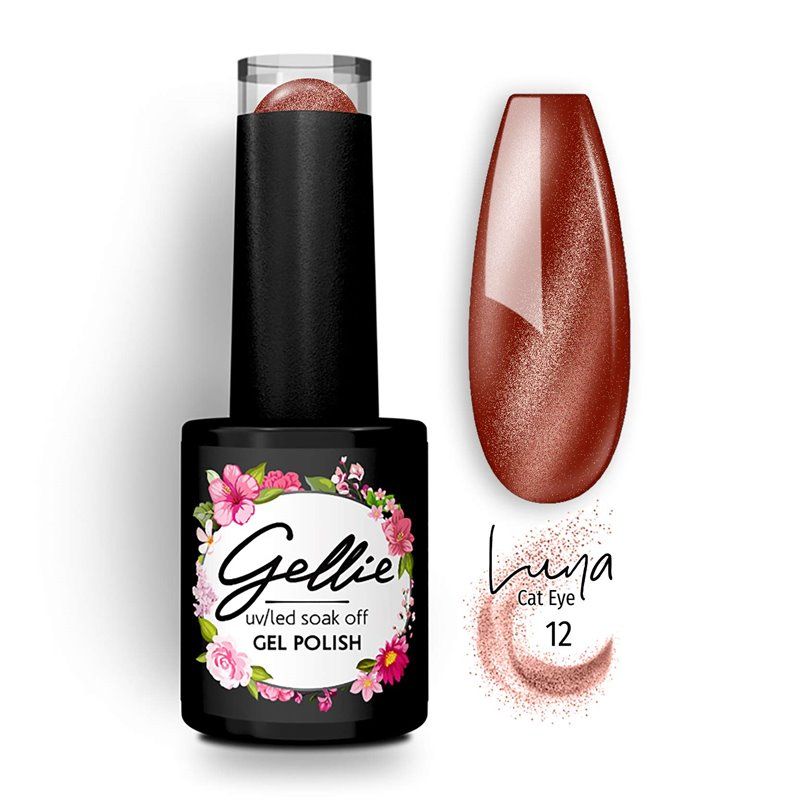 Ημιμόνιμο Βερνίκι Luna Cat Eye 12 Gellie, Ozel Beauty Pro