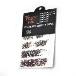 Strass Iριδίζον Ματζέντα Vicky Nails, Ozel Beauty Pro